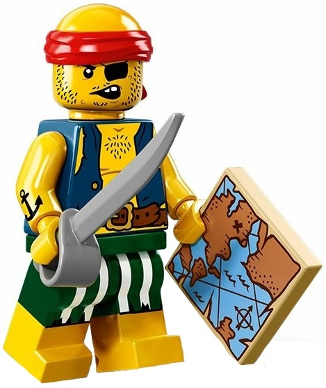 Лего Минифигурки 16-й выпуск 71013-9 Пират