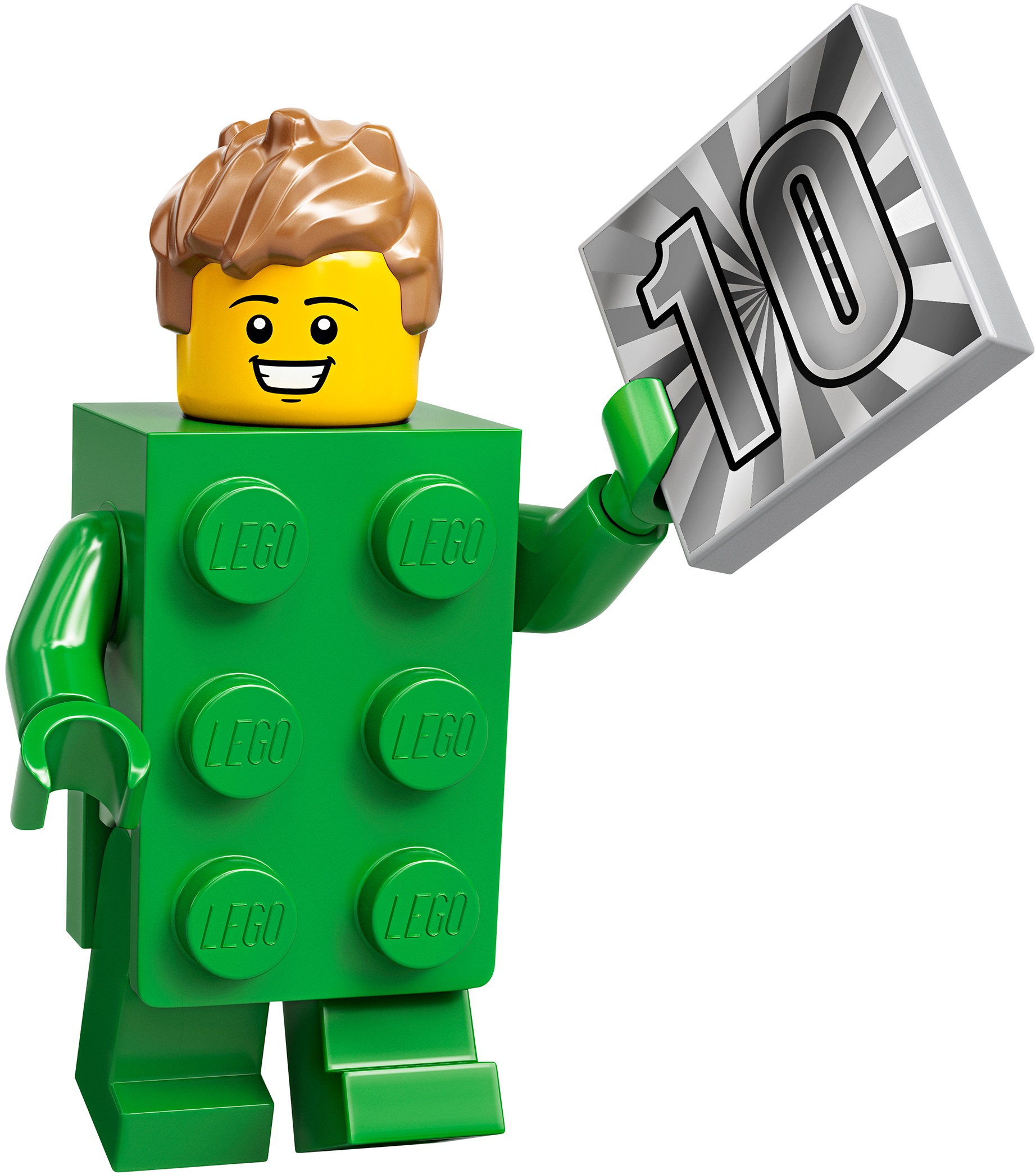 Лего Минифигурки 20-й выпуск 71027-13 Парень в костюме кубика