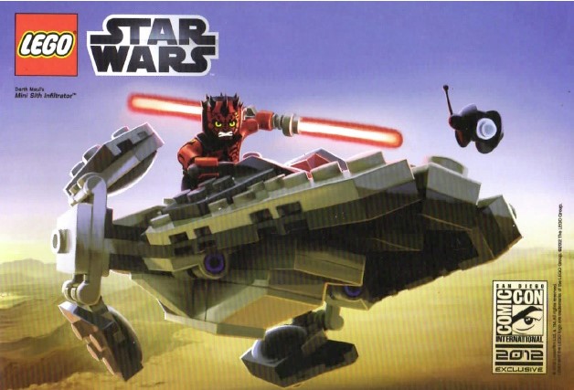 Лего Star Wars Мини Инфильтратор Ситов Дарта Мола Comcon019
