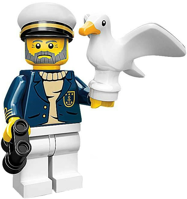 Лего Минифигурки 10-й выпуск 71001-10 Морской капитан