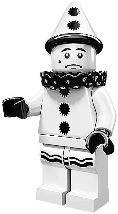 Лего Минифигурки 10-й выпуск 71001-11 Грустный клоун
