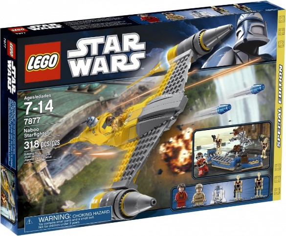 Лего Star Wars 7877 Звездный истребитель Набу