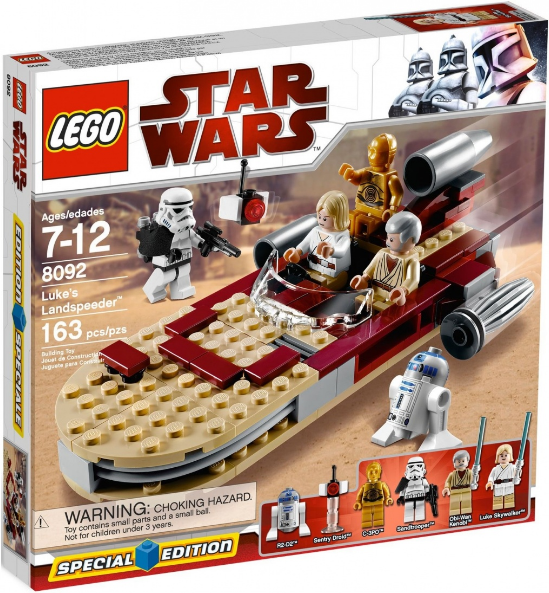Лего 8092 Наземный песчаный корабль Люка