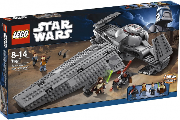 Лего Star Wars Ситхский корабль-разведчик Дарта Мола 7961