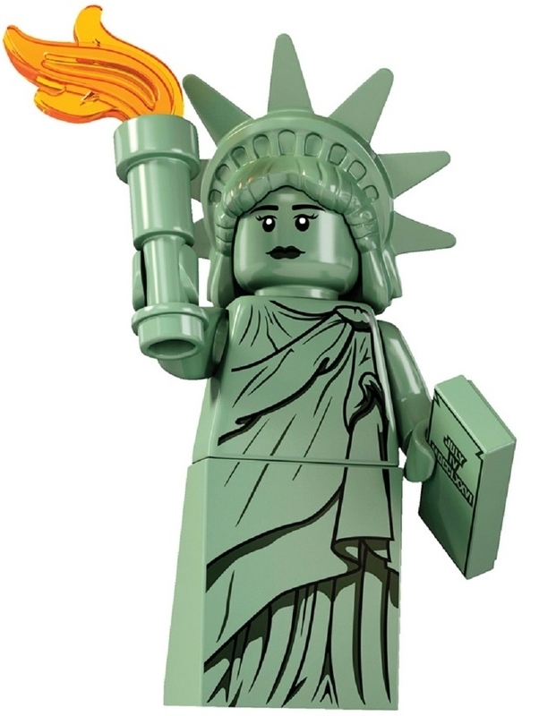 Лего Минифигурки 6-й выпуск 8827-4 Статуя Свободы