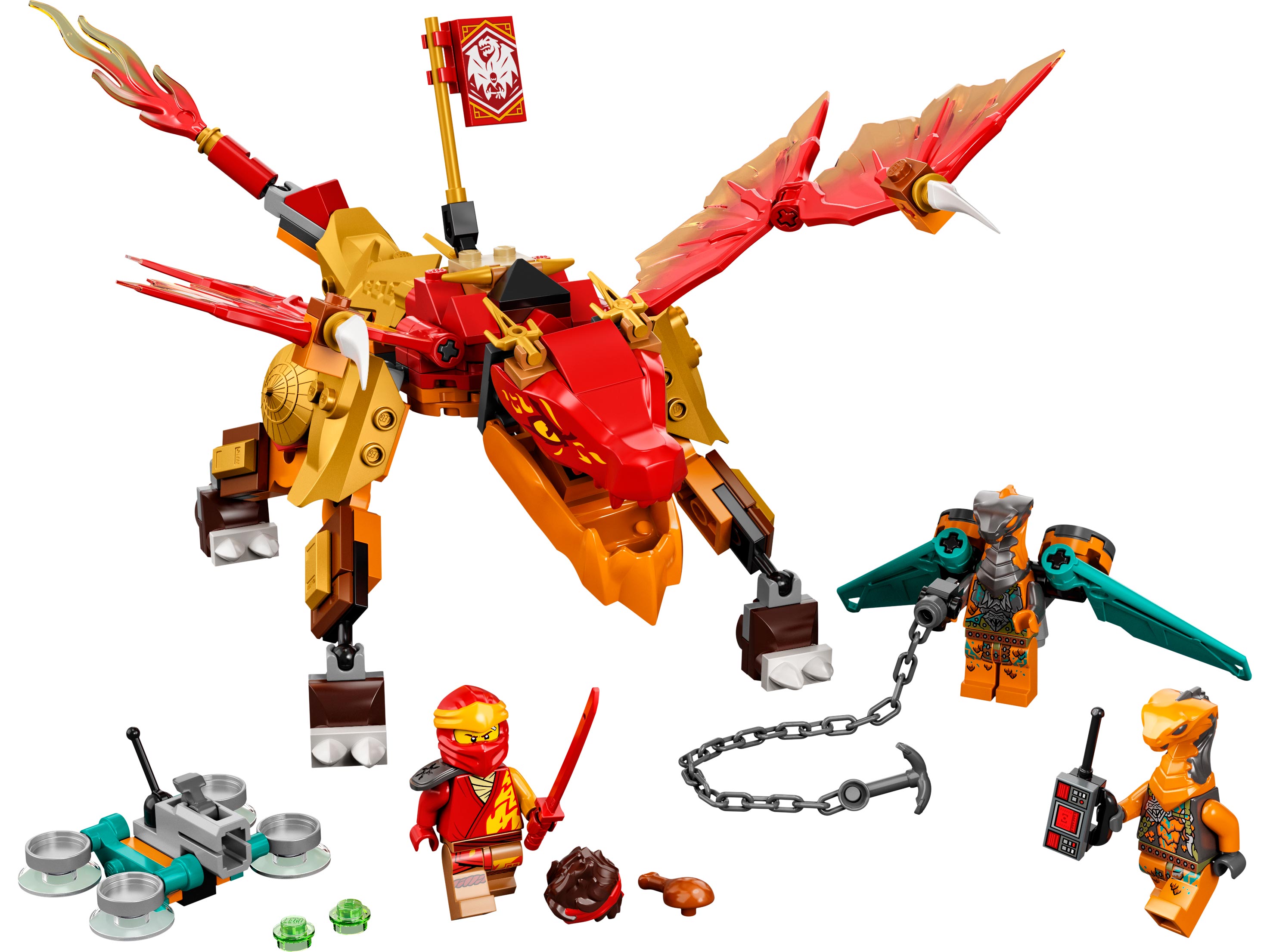 Купить Лего - 71762 - Огненный дракон ЭВО Кая с доставкой по России