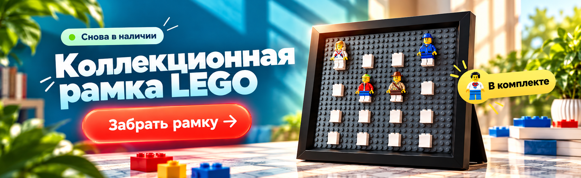 Рамка для минифигурок LEGO 5005359