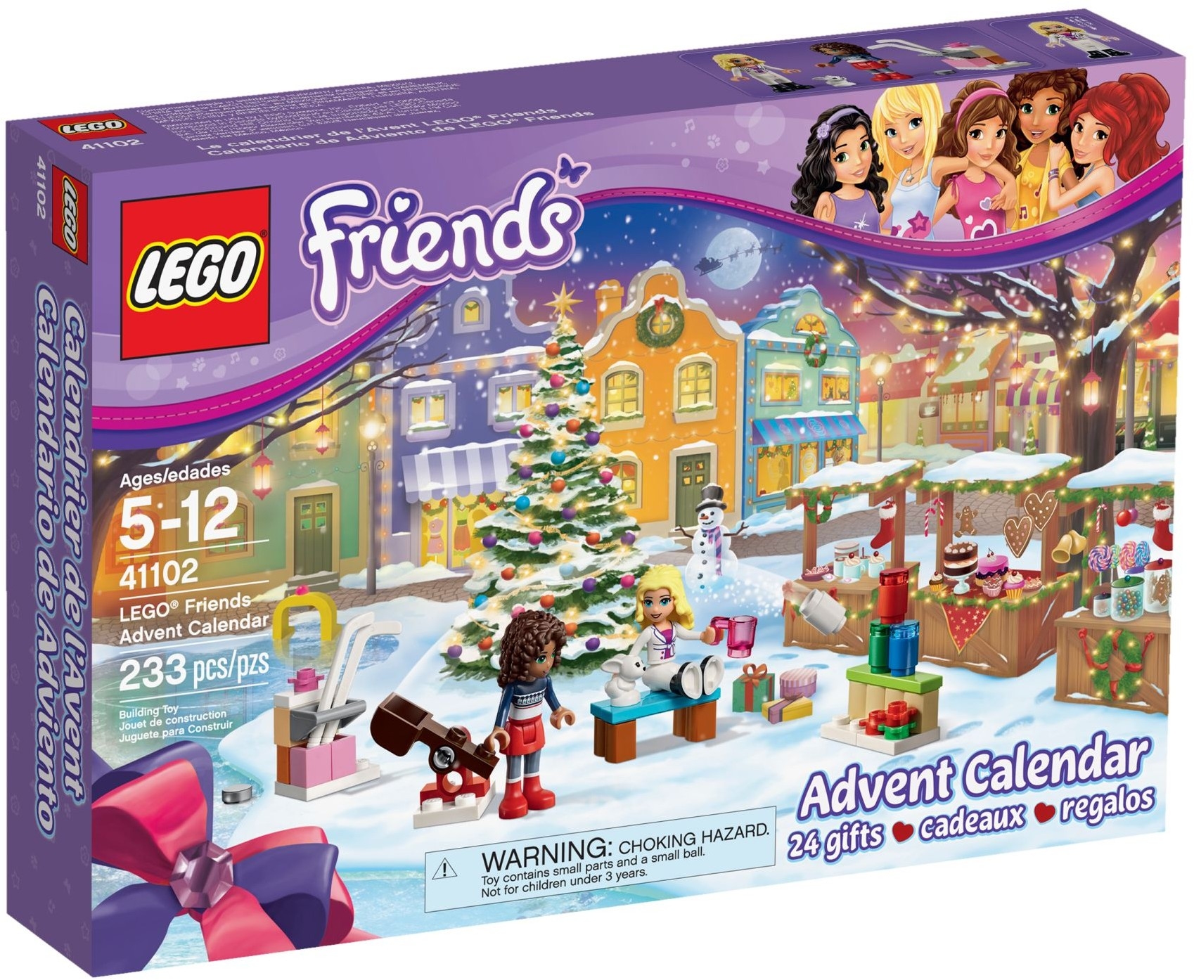 Лего 41102 Новогодний календарь Friends Lego